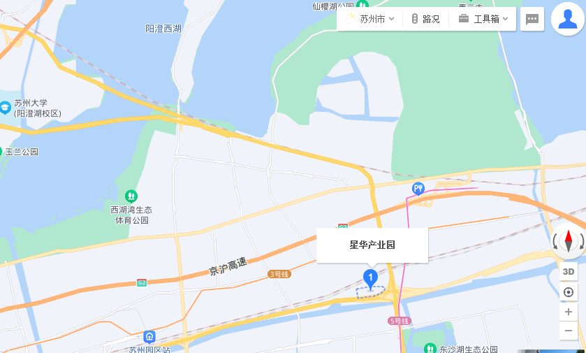 公司区位图